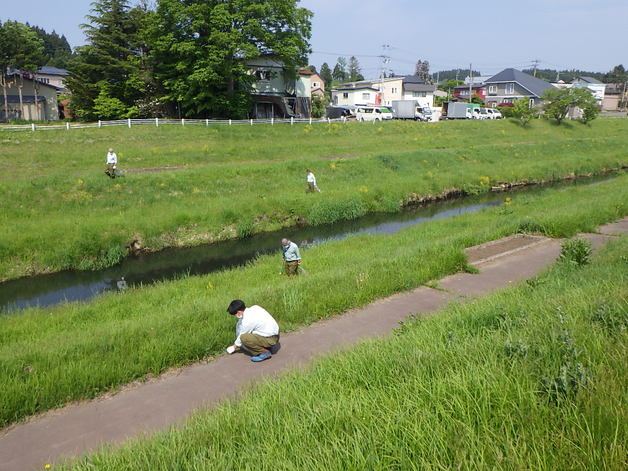 「青森県ふるさとの水辺サポーター制度」清掃活動