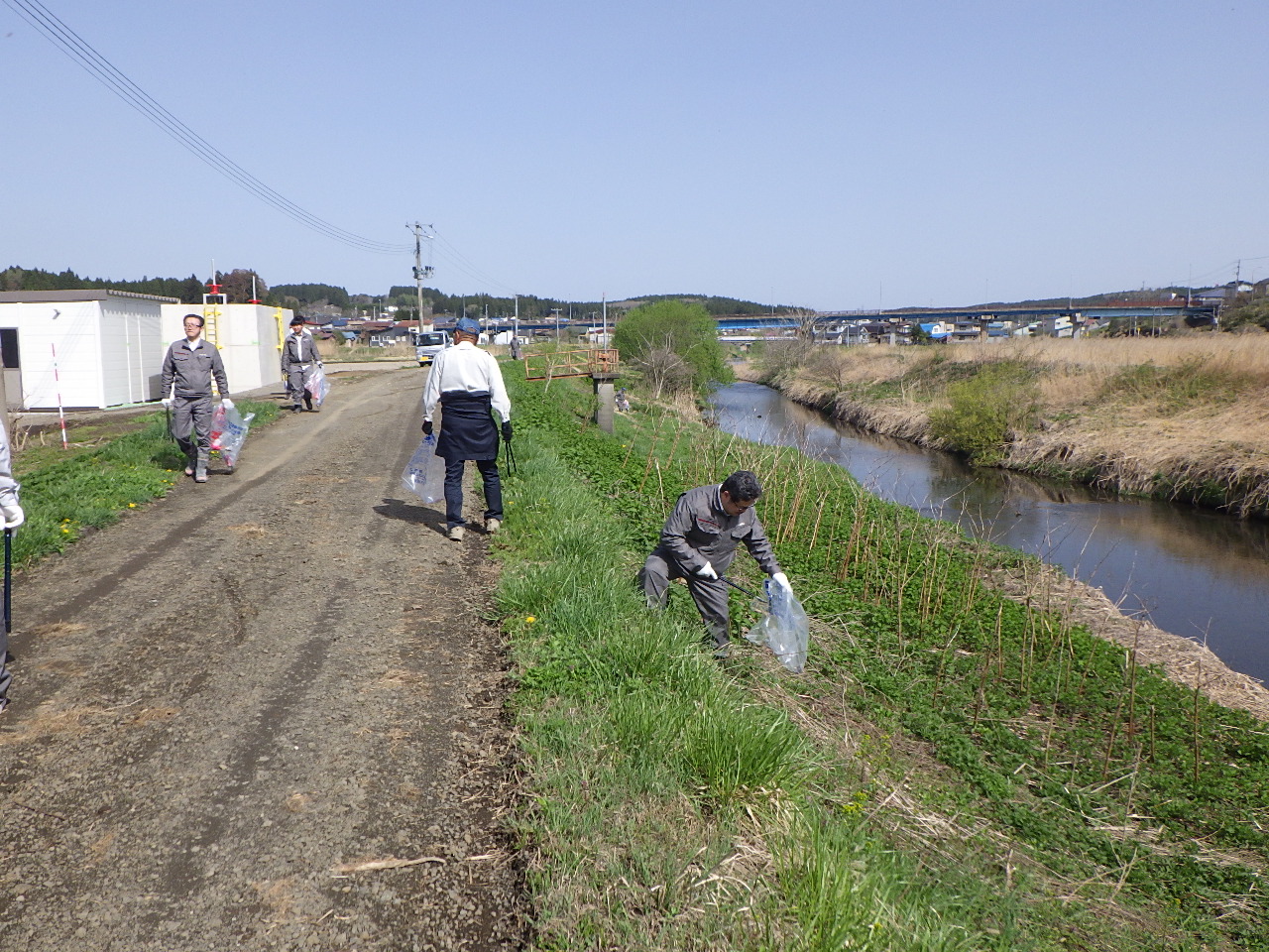 「青森県ふるさとの水辺サポーター制度」清掃活動